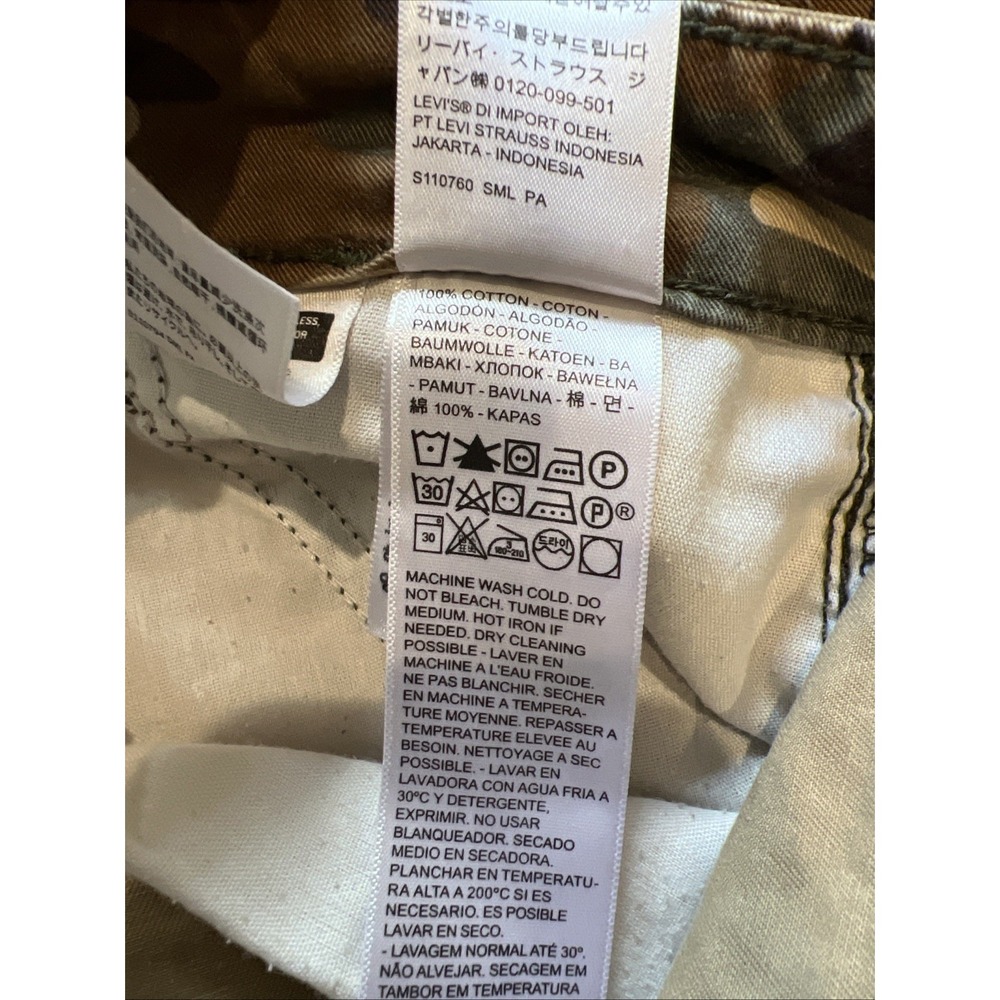 Levis Baggy '94 Camo Cargo Pants Mens 29x30 Military Paratrooper Camouflage - Picture 6 of 8